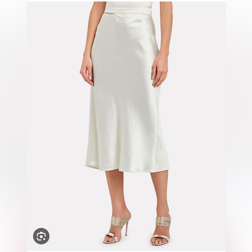 NWT Gauge81 Locarno satin midi skirts in cream (off white) XS & small sold out
